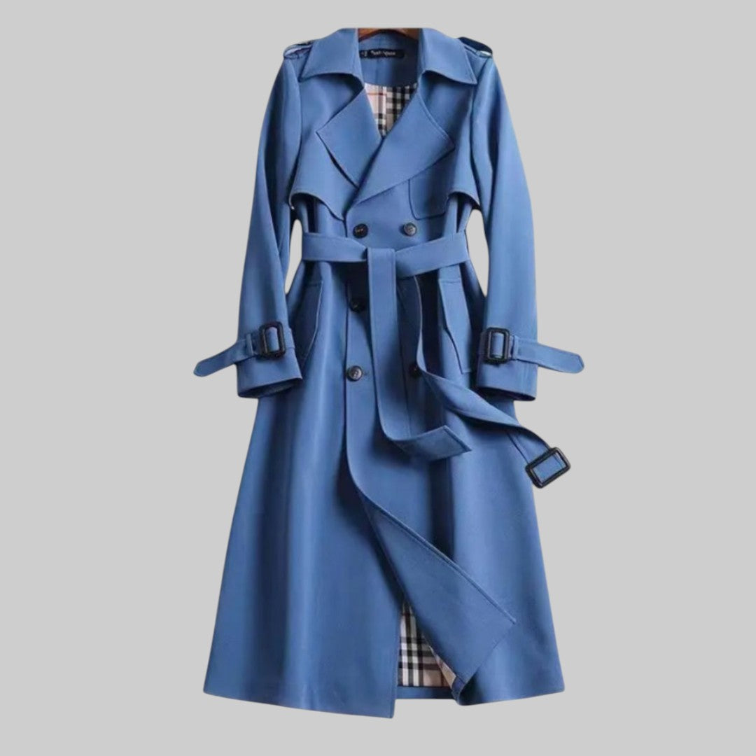 Eliza Women's Double Breasted Trench Coat 3