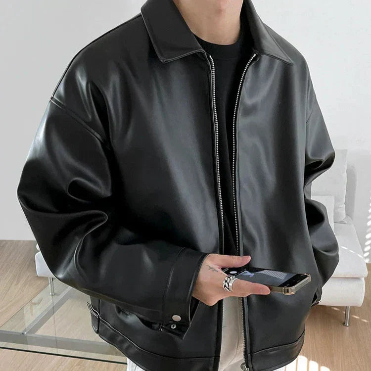 Elliot Men's Leather Bomber Jacket 2