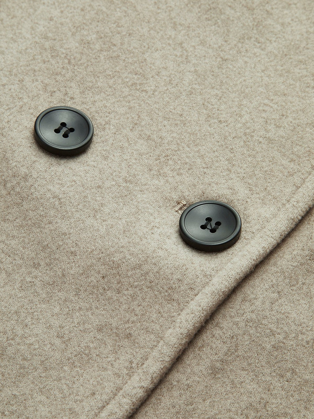 Women's Cropped Wool Coat