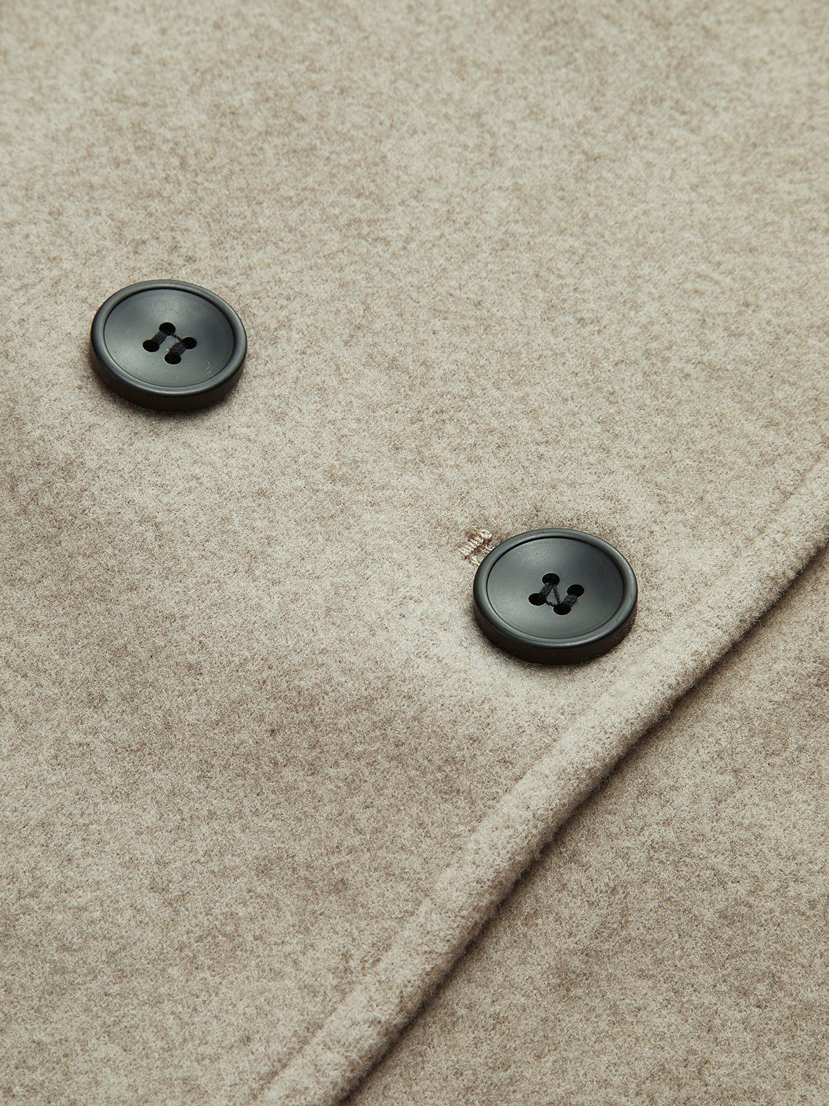 Women's Cropped Wool Coat
