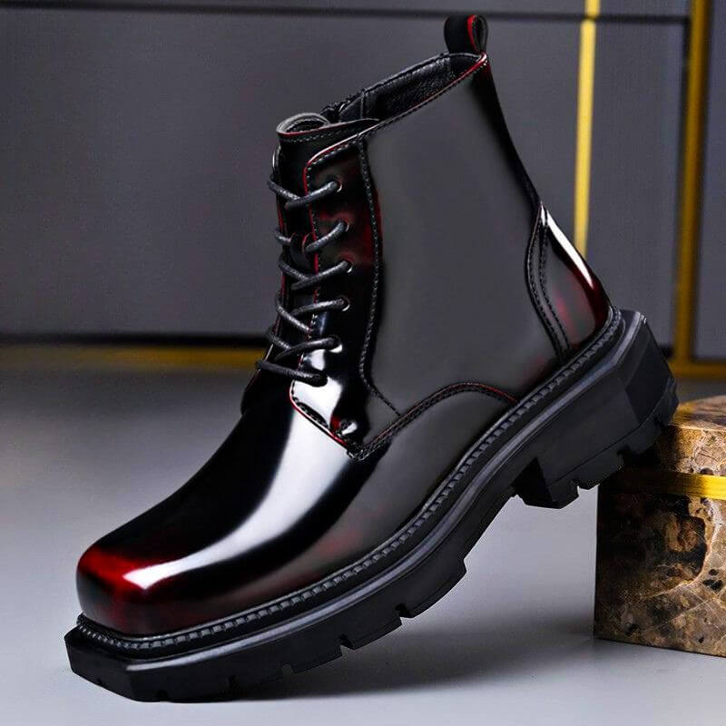 Eugene Men's Leather Lace Up Ankle Boots 1