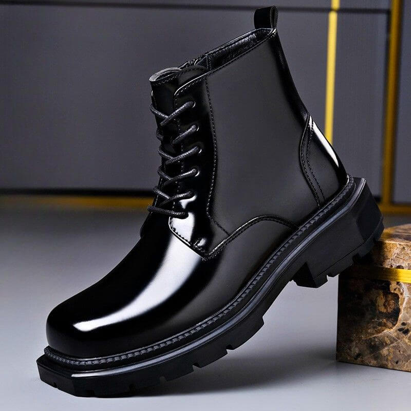 Eugene Men's Leather Lace Up Ankle Boots 2