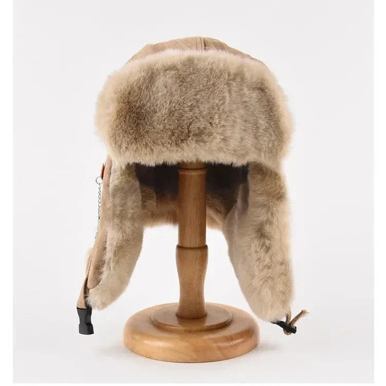 Evie Unisex Fur Lined Trapper Hat 3