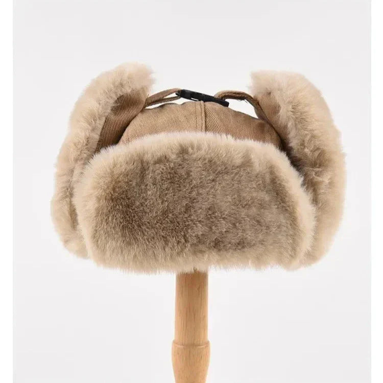 Evie Unisex Fur Lined Trapper Hat 4