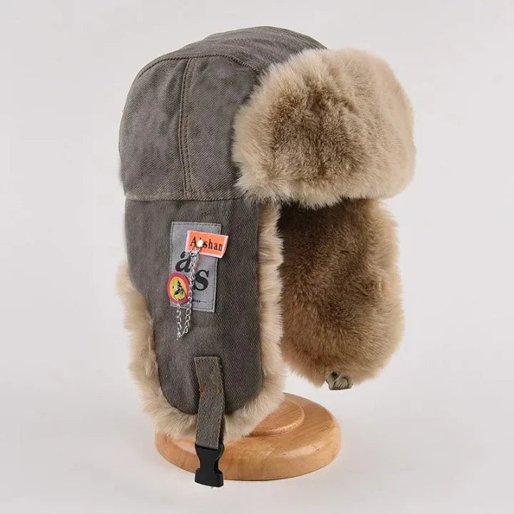 Evie Unisex Fur Lined Trapper Hat 5
