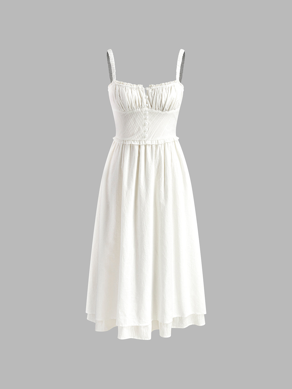 Felicity Women's Cotton Ruffle Midi Dress 6