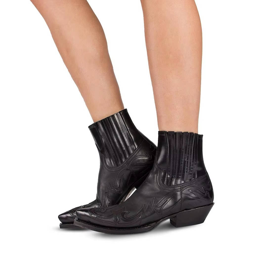 Felicity Women's Leather Western Ankle Boots 1