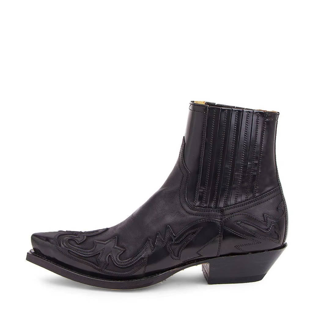 Felicity Women's Leather Western Ankle Boots 5