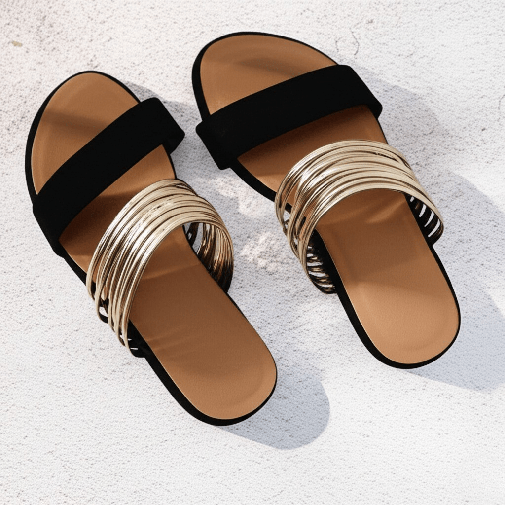Felicity Women's Strappy Flat Sandals 10