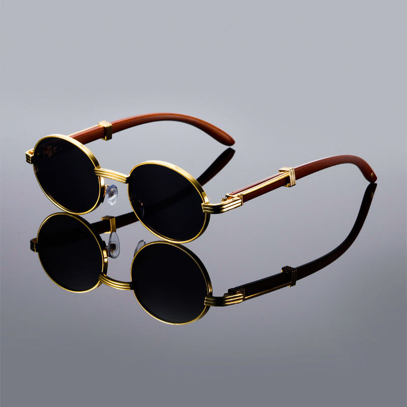 Finley Men's Round Frame Sunglasses 5