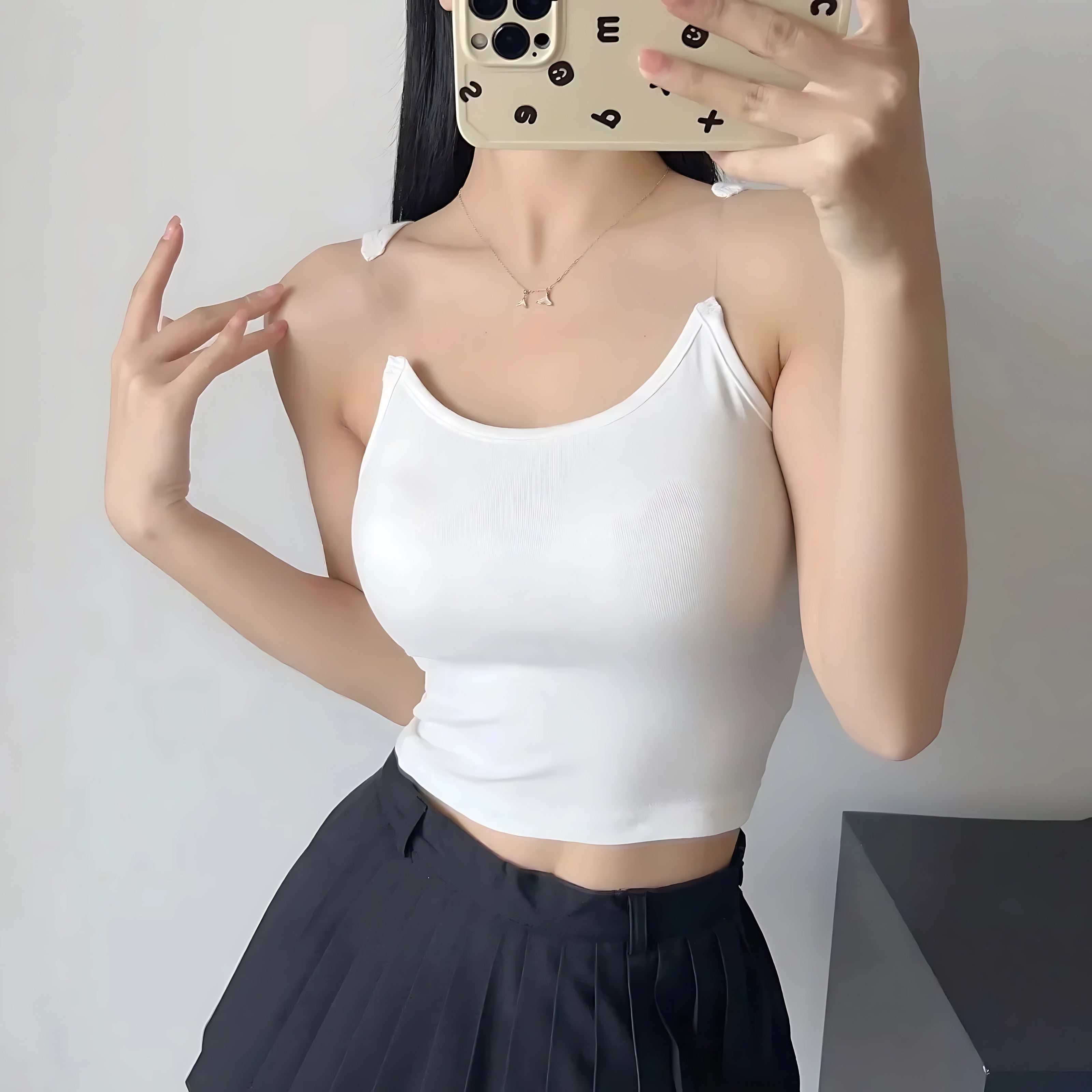 Fitted Cropped Tank Top