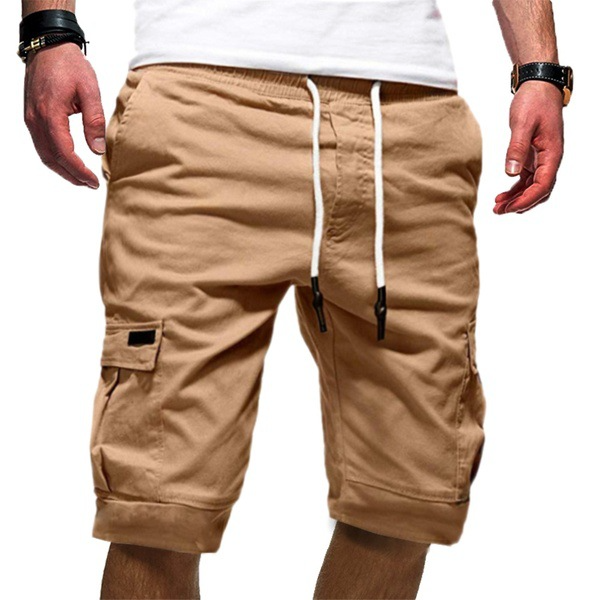 Fletcher Men's Cotton Drawstring Cargo Shorts 2