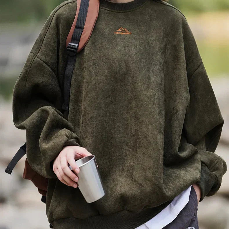Fletcher Men's Oversized Fleece Sweatshirt 4