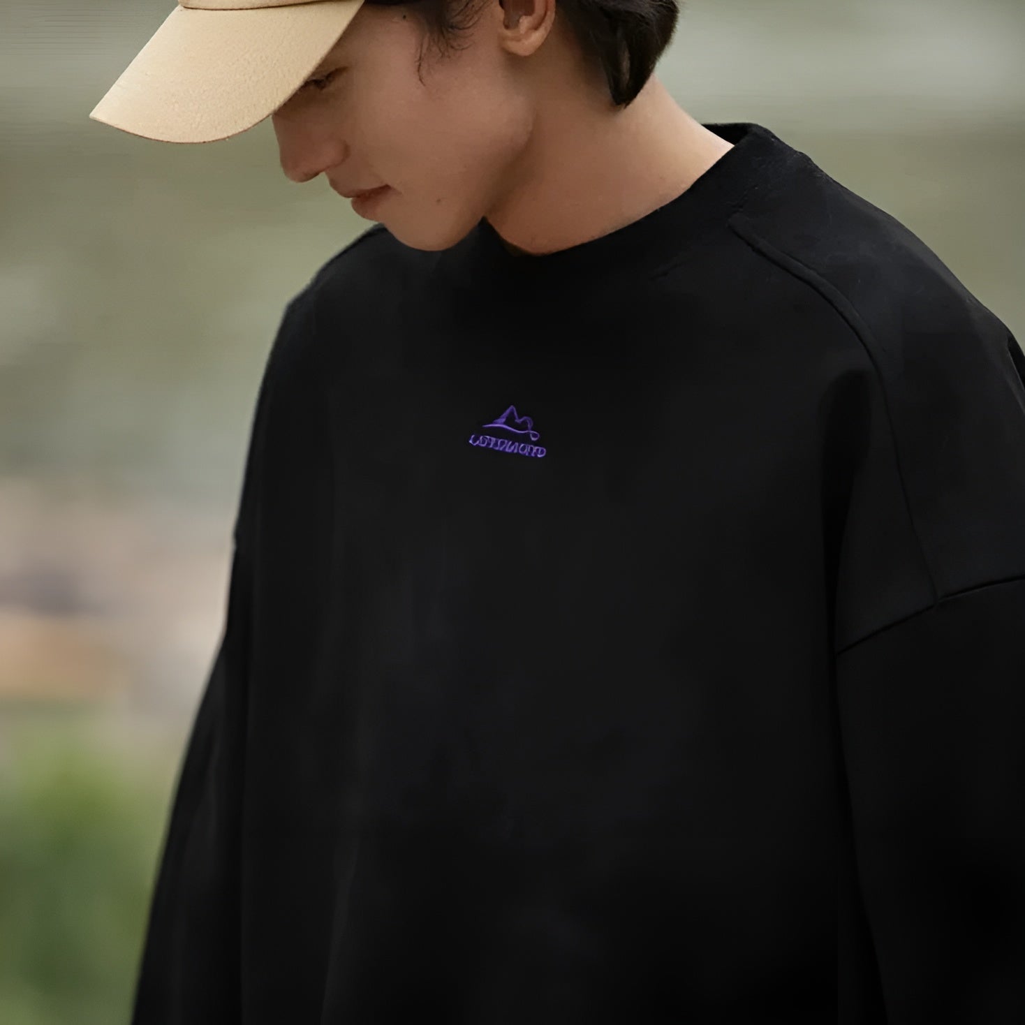 Fletcher Men's Oversized Fleece Sweatshirt 7