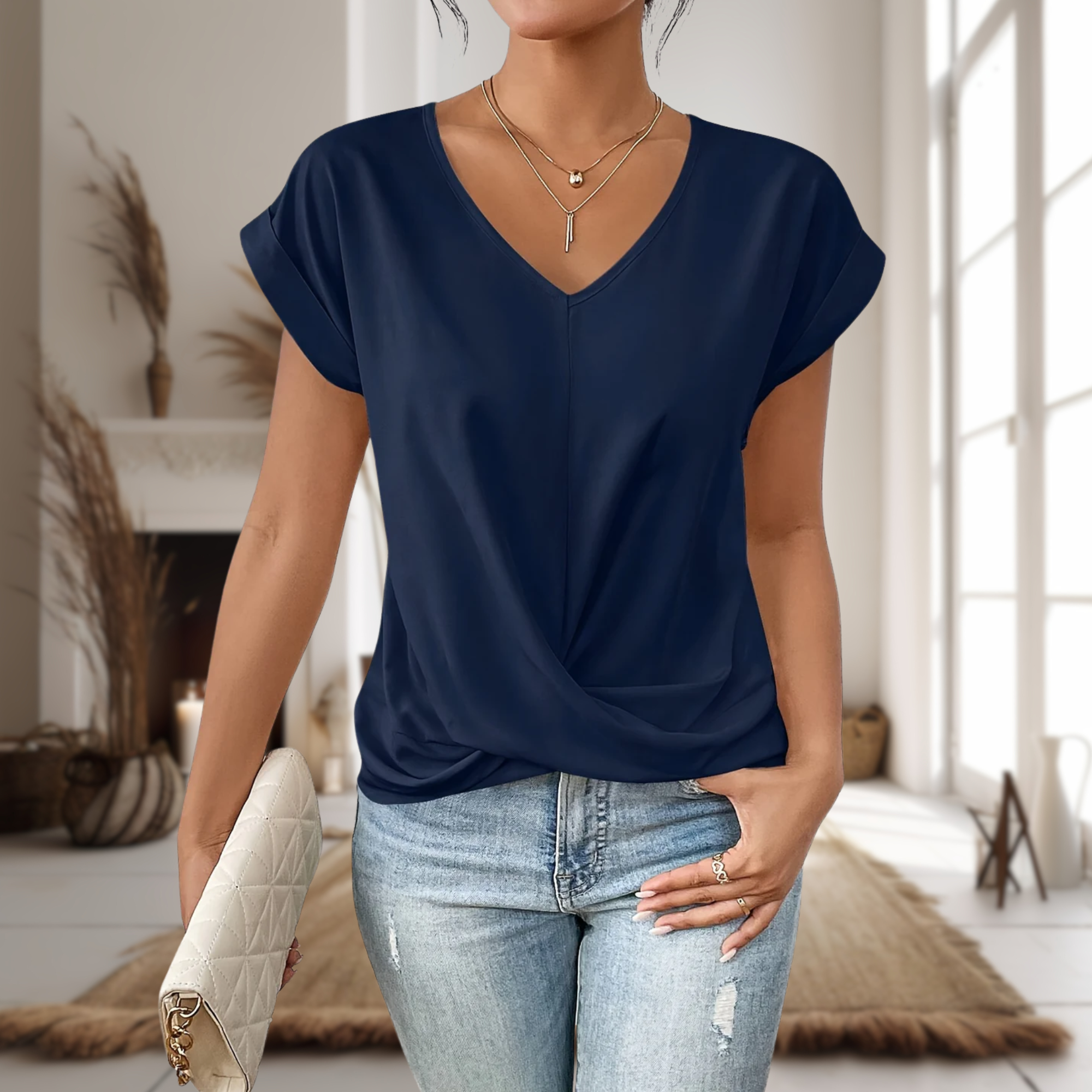 Florence Women's V-Neck T-Shirt 5