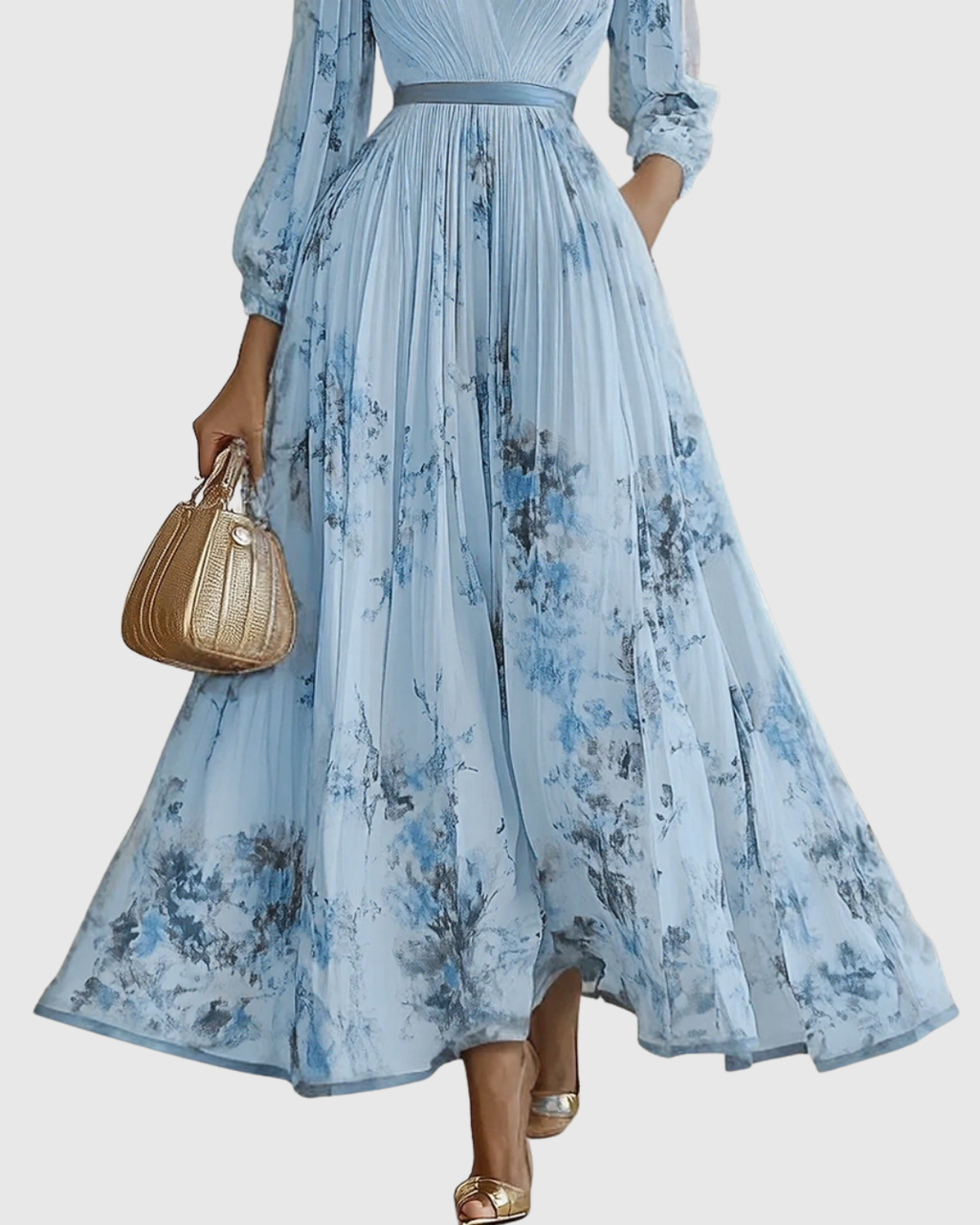 Freya Women's Floral Pleated Maxi Dress 7