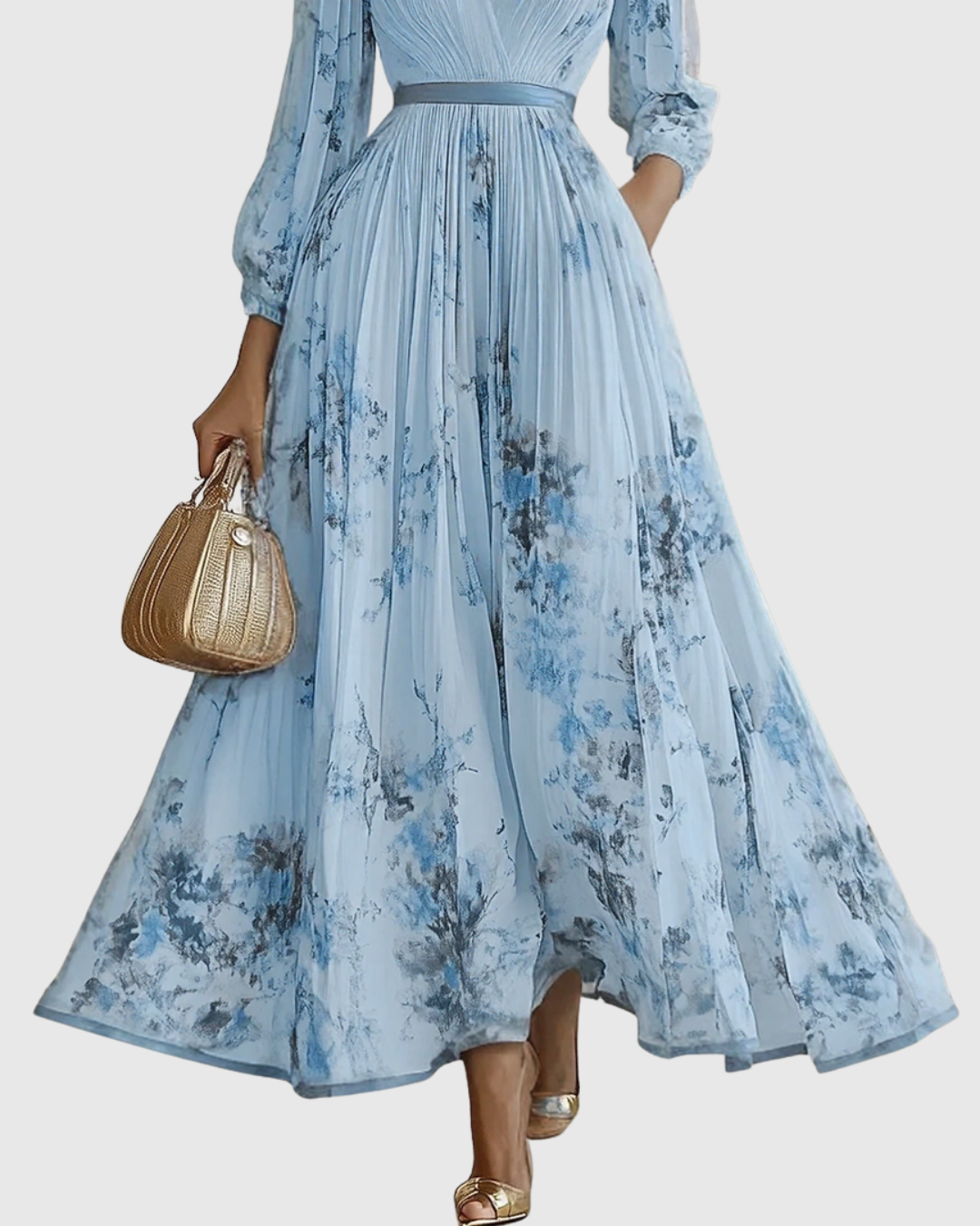 Freya Women's Floral Pleated Maxi Dress 7