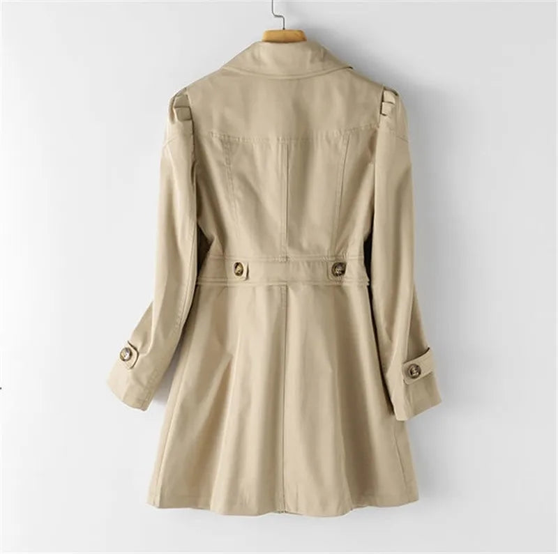 Georgia Women's Double Breasted Trench Coat 2