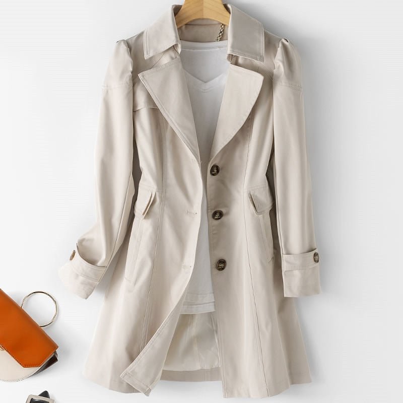 Georgia Women's Double Breasted Trench Coat 4