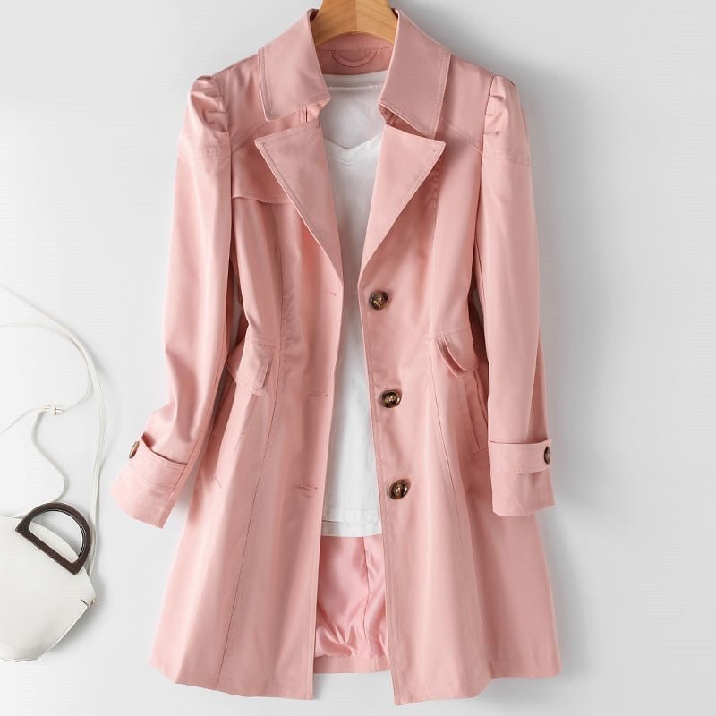 Georgia Women's Double Breasted Trench Coat 5