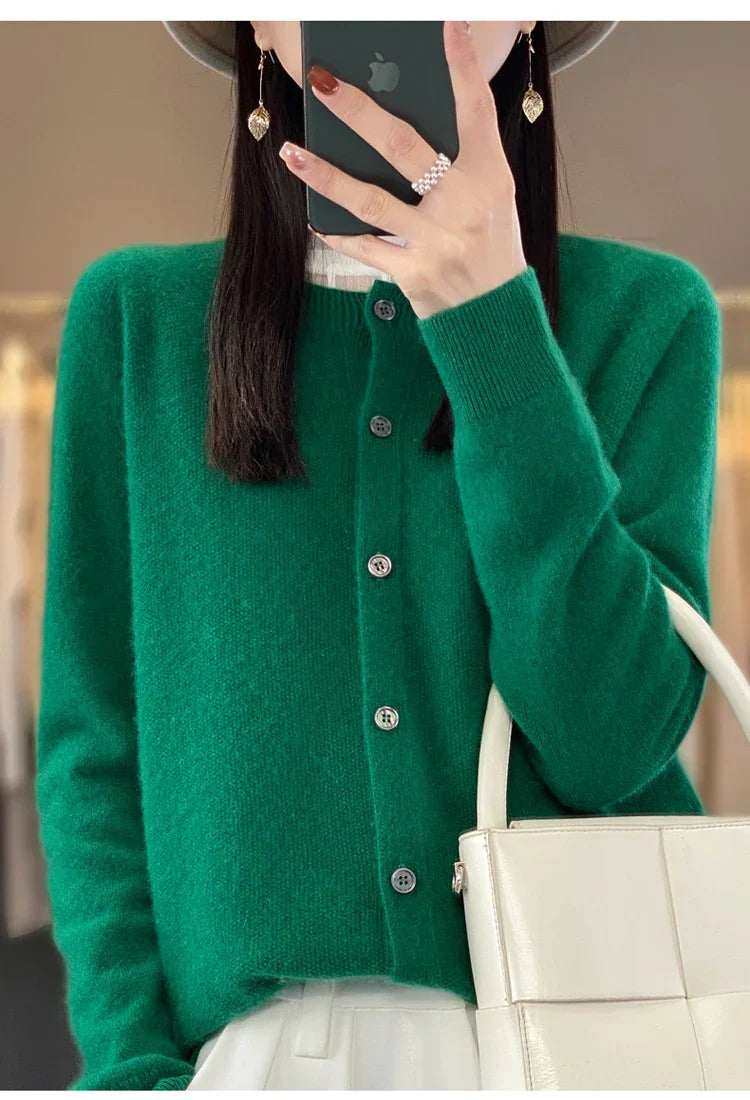 Georgina Women's Wool Cardigan 12