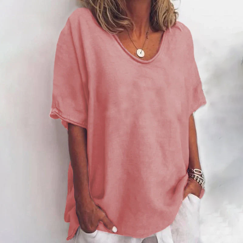 Grace Women's Relaxed Fit Cotton T-Shirt 1