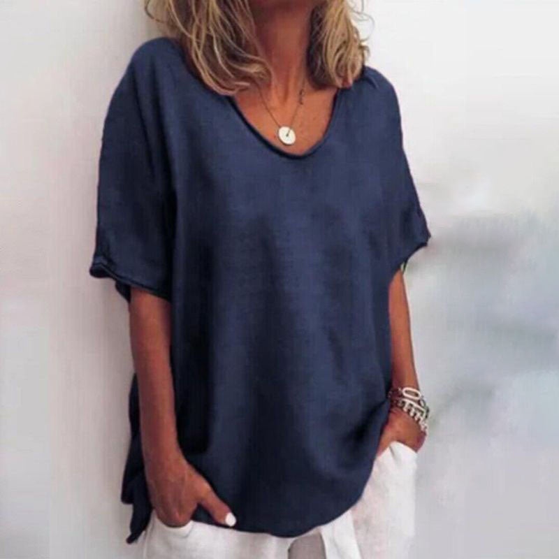Grace Women's Relaxed Fit Cotton T-Shirt 4