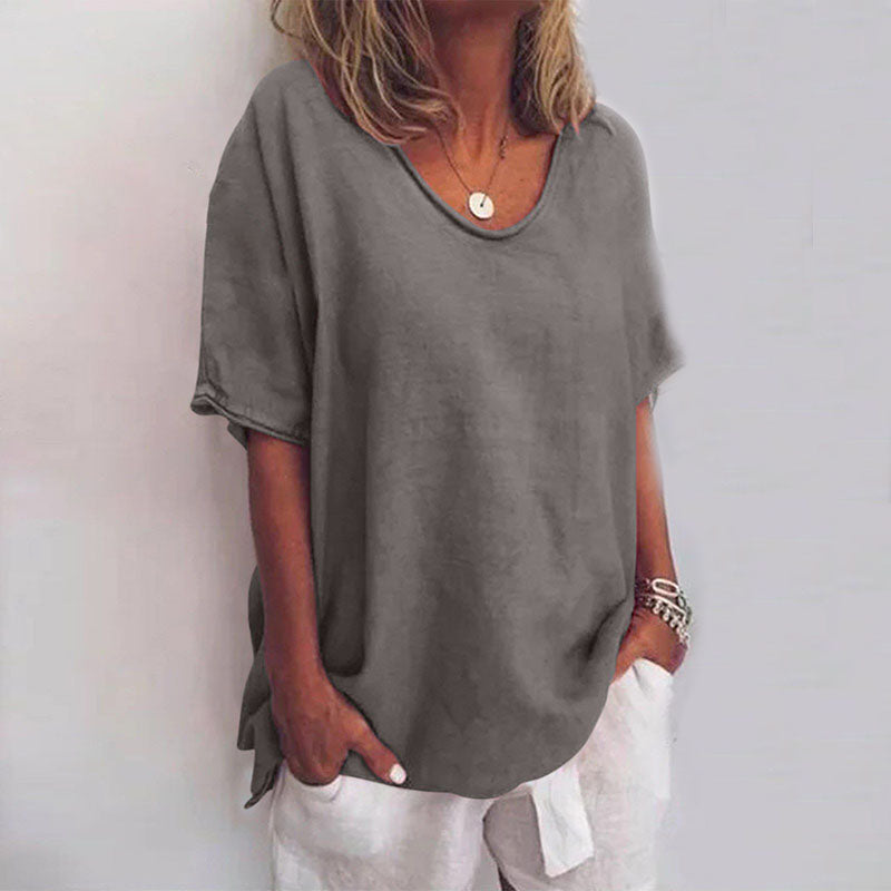 Grace Women's Relaxed Fit Cotton T-Shirt 5