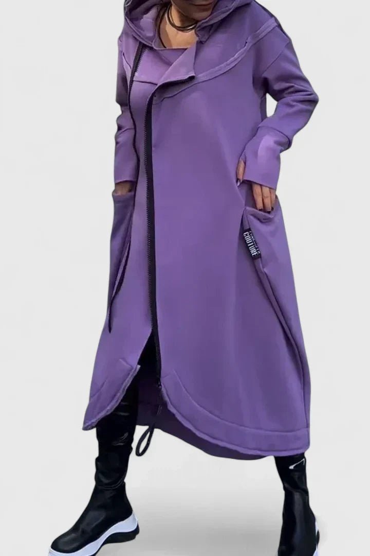 Women's Oversized Hooded Sweatshirt Dress