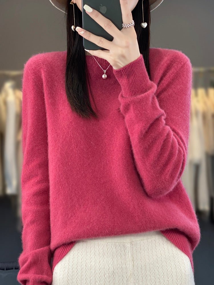 Women's Wool Sweater - Pink