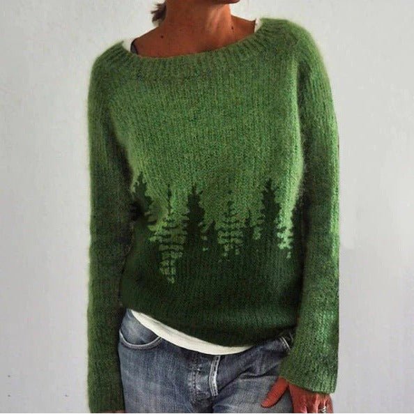 Women's Wool Sweater - Green
