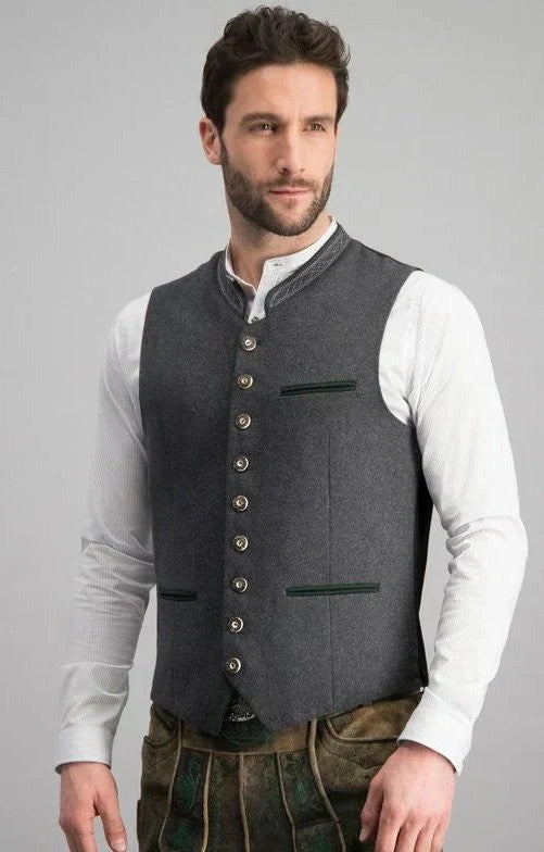 Harry Men's Wool Traditional Vest 1