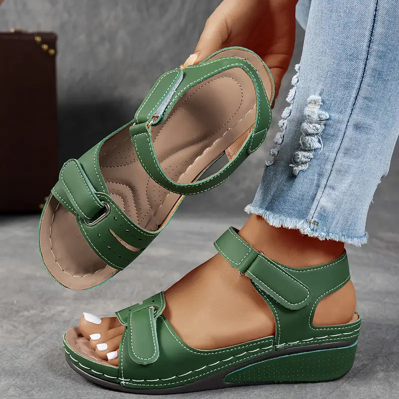 Hazel Women's Leather Platform Sandals 2
