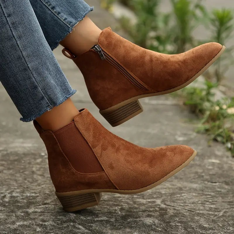 Heeled Chelsea Ankle Boots