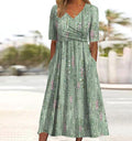 Helena Women's Floral Wrap Midi Dress 1