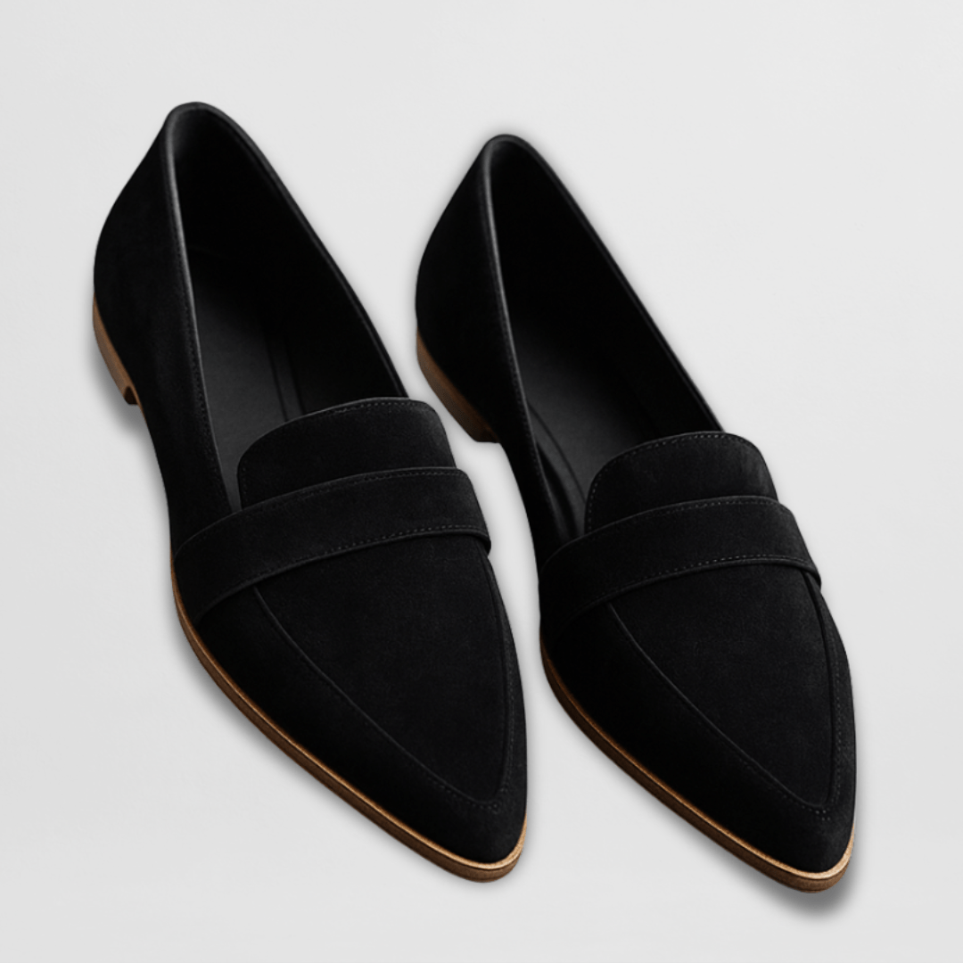 Iris Women's Suede Pointed Toe Loafers 3