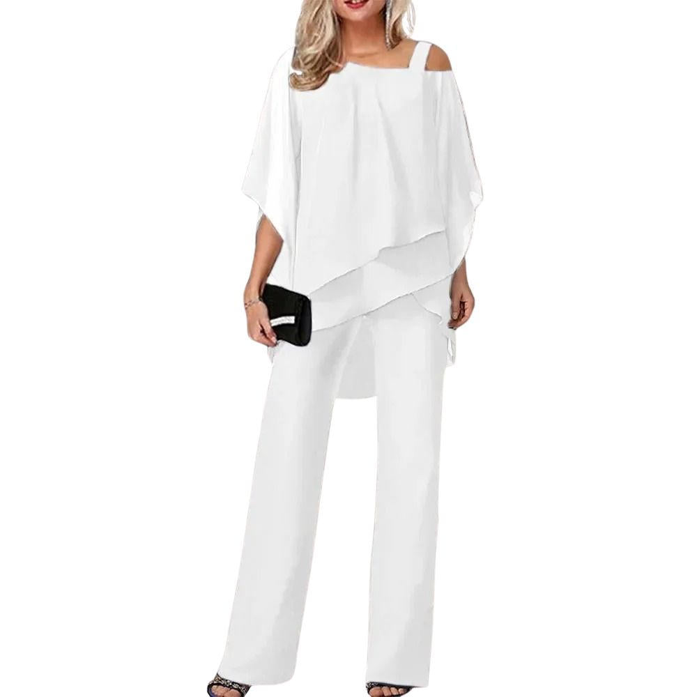 Isabella Women's Wide Leg Chiffon Co-Ord Set 4