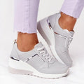 Ivy Women's Leather Platform Sneakers 1