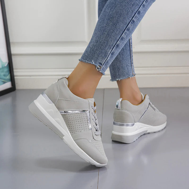 Ivy Women's Leather Platform Sneakers 2