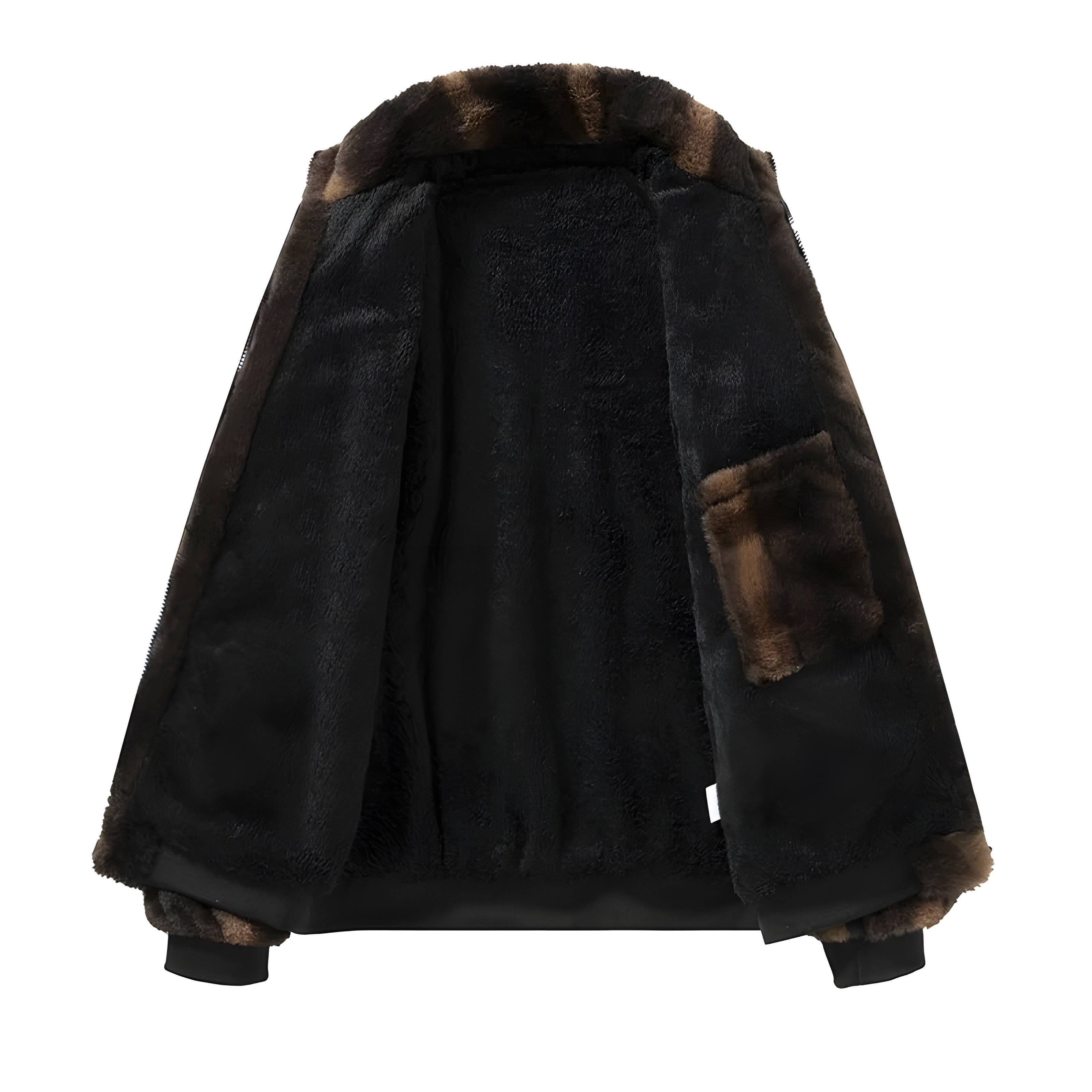 Jack Men's Fur Bomber Jacket 4