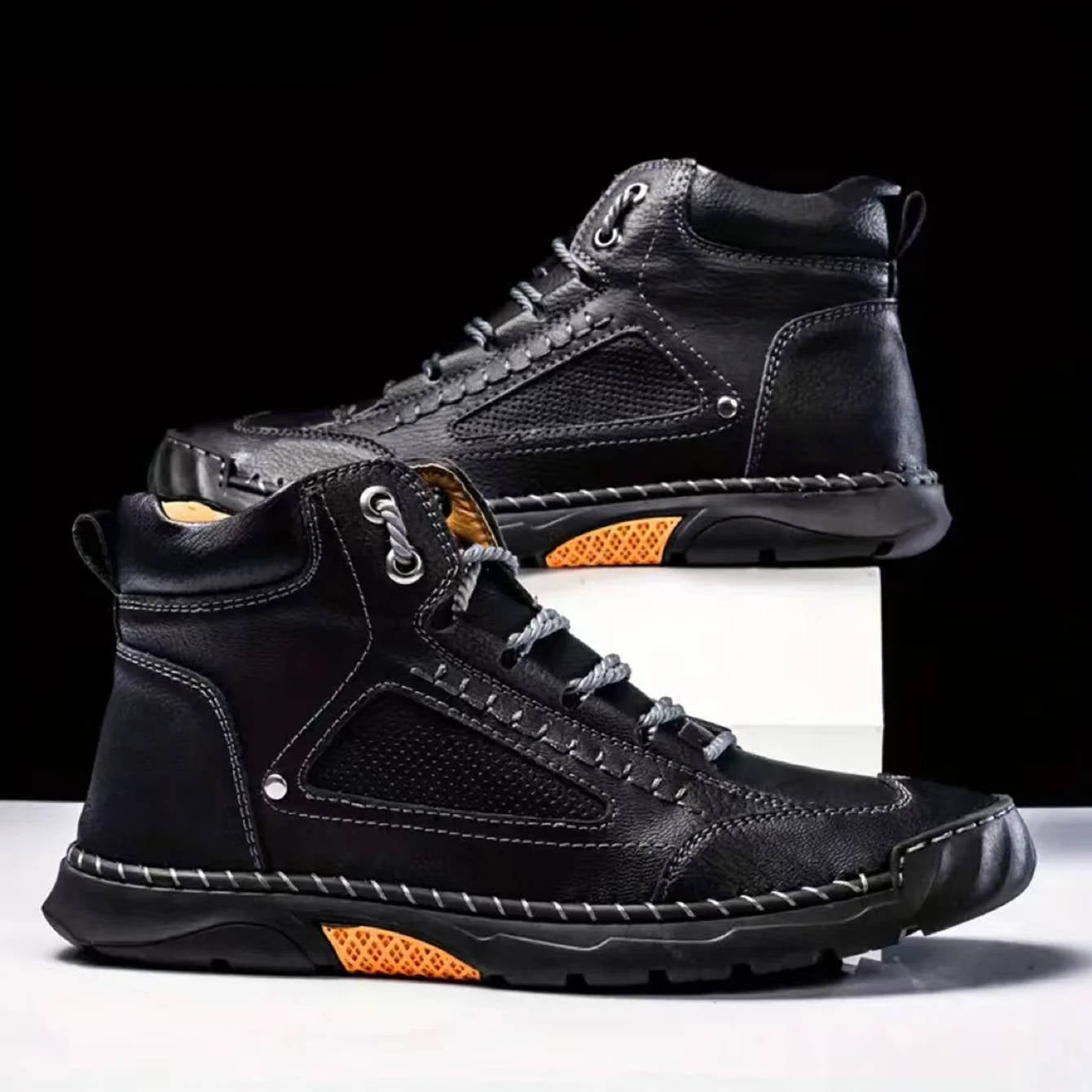 Jack Men's Leather High Top Sneakers 1
