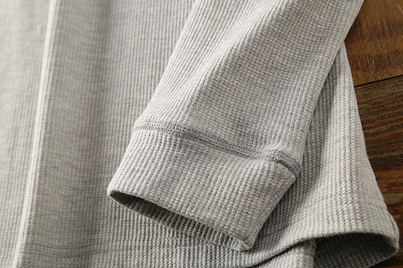 Julian Men's Ribbed Cotton Henley Shirt 10