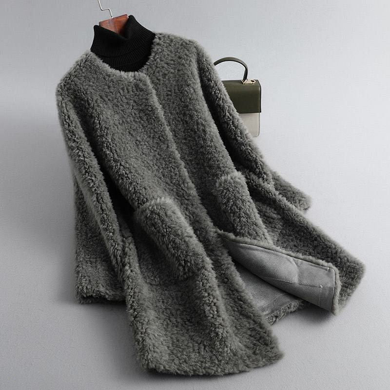 Juliet Women's Wool Teddy Long Coat 4