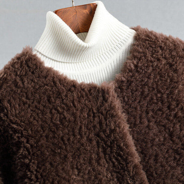 Juliet Women's Wool Teddy Long Coat 7