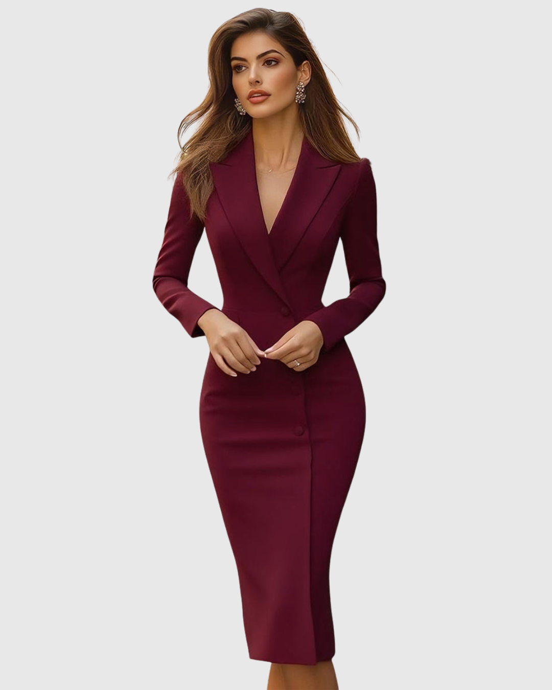 Katherine Women's Double Breasted Blazer Dress 10