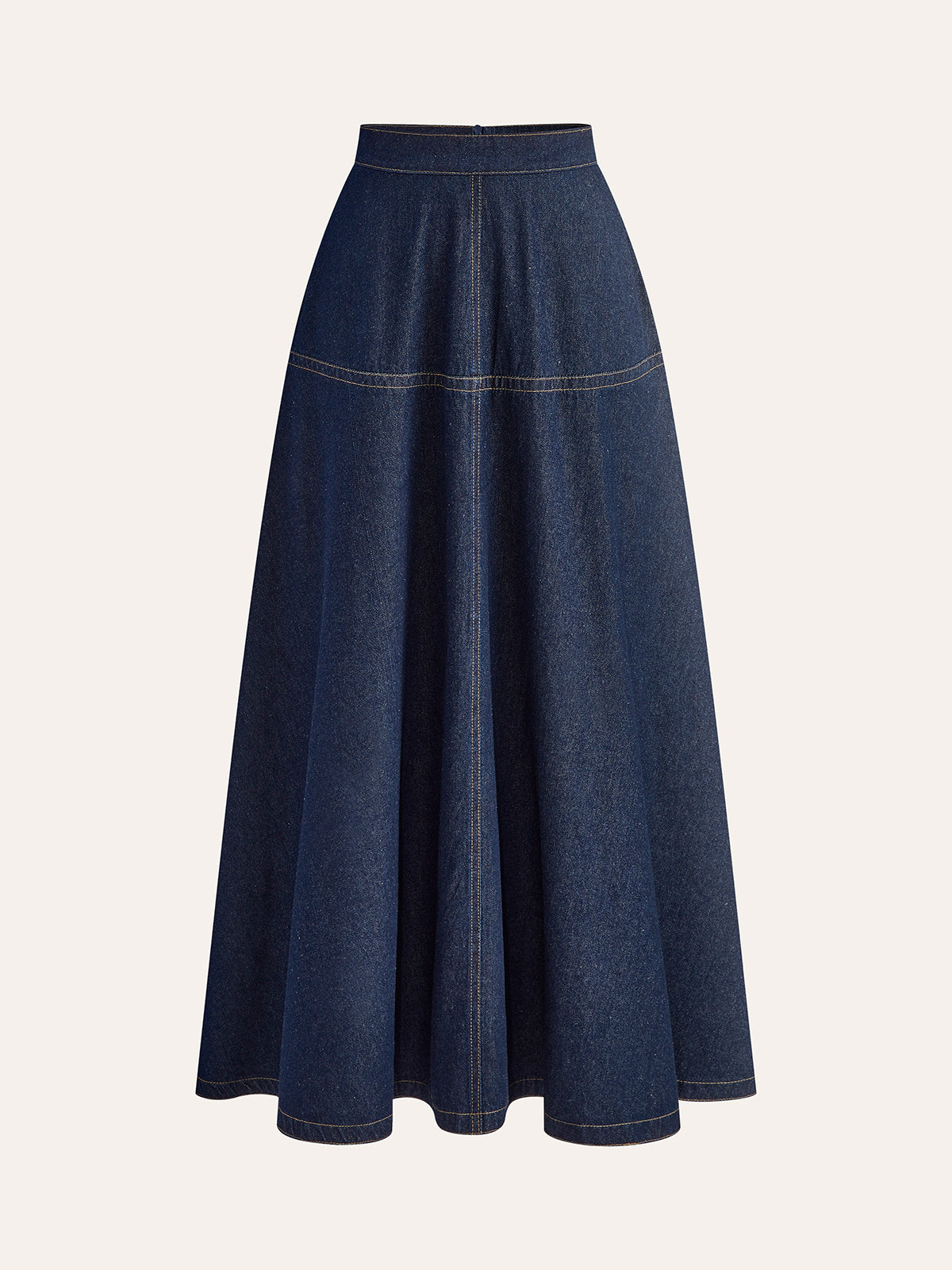 Katherine Women's Strapless Denim Maxi Dress 7