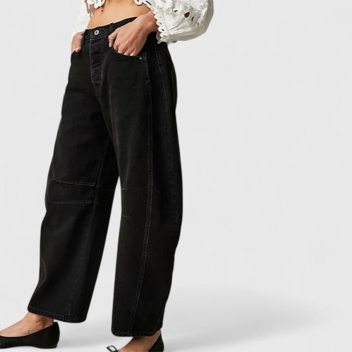 Women's Barrel-Leg Jeans