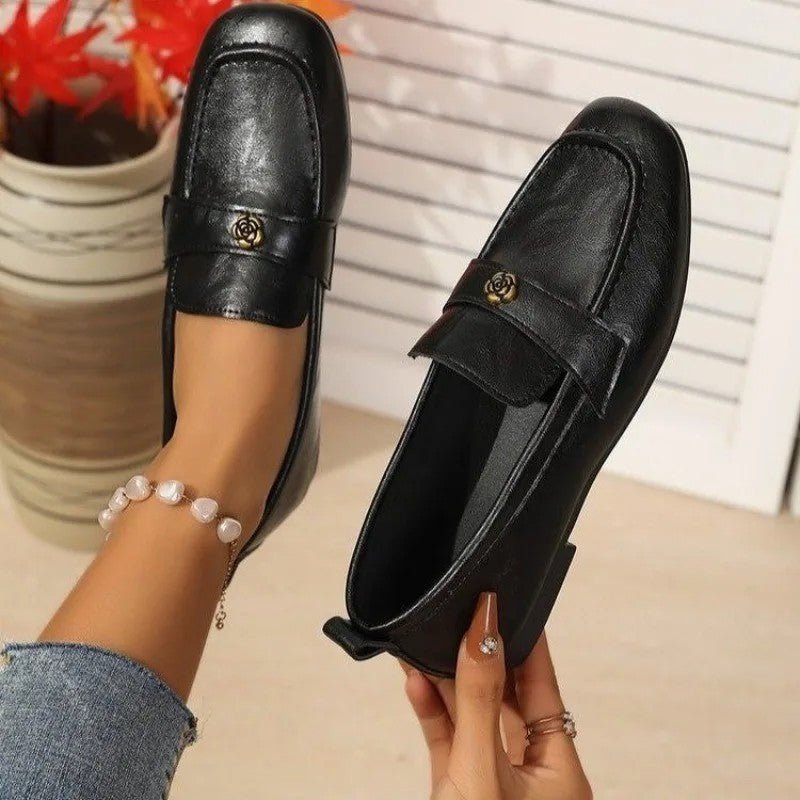 Women's Faux Leather Penny Loafers