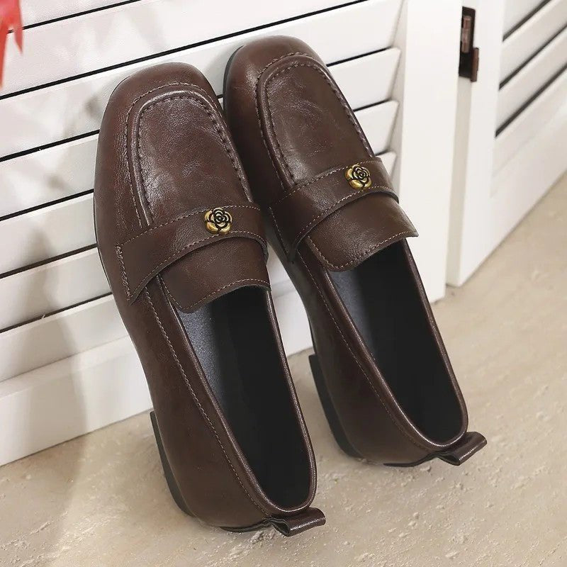 Women's Faux Leather Penny Loafers
