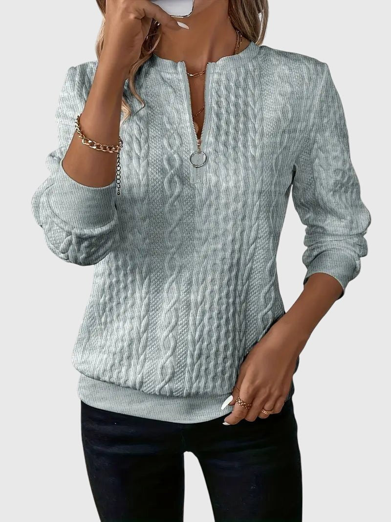 Women's Quarter-Zip Pullover Sweatshirt